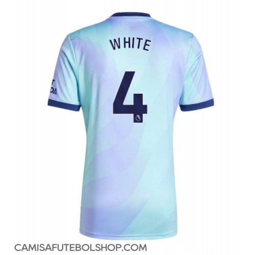 Camisa de time de futebol Arsenal Ben White #4 Replicas 3º Equipamento 2024-25 Manga Curta